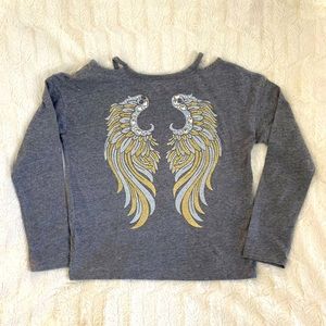 Children’s Place cold shoulder shirt.  NWOT